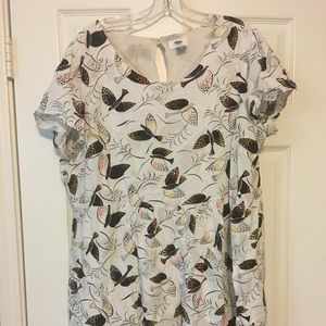 Old Navy Bird Dress/Tunic,  X-Large